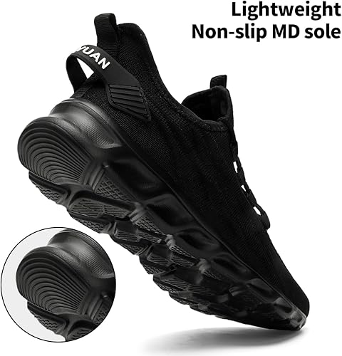 Women Running Shoes Mens Walking Tennis Sport Shoes Women's Gym Sneakers Lightweight Breathable Non Slip Fashion Workout Shoe for Mens Casual Jogging Mesh Sneaker